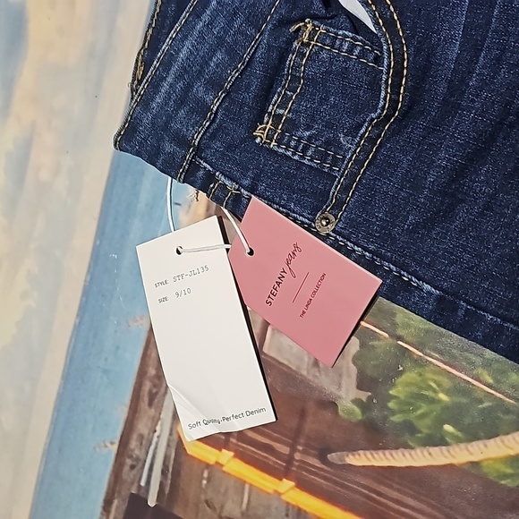 Stefany Jeans Distressed High-Rise Skinny Jeans Size 9/10‎ NEW - Picture 3 of 6